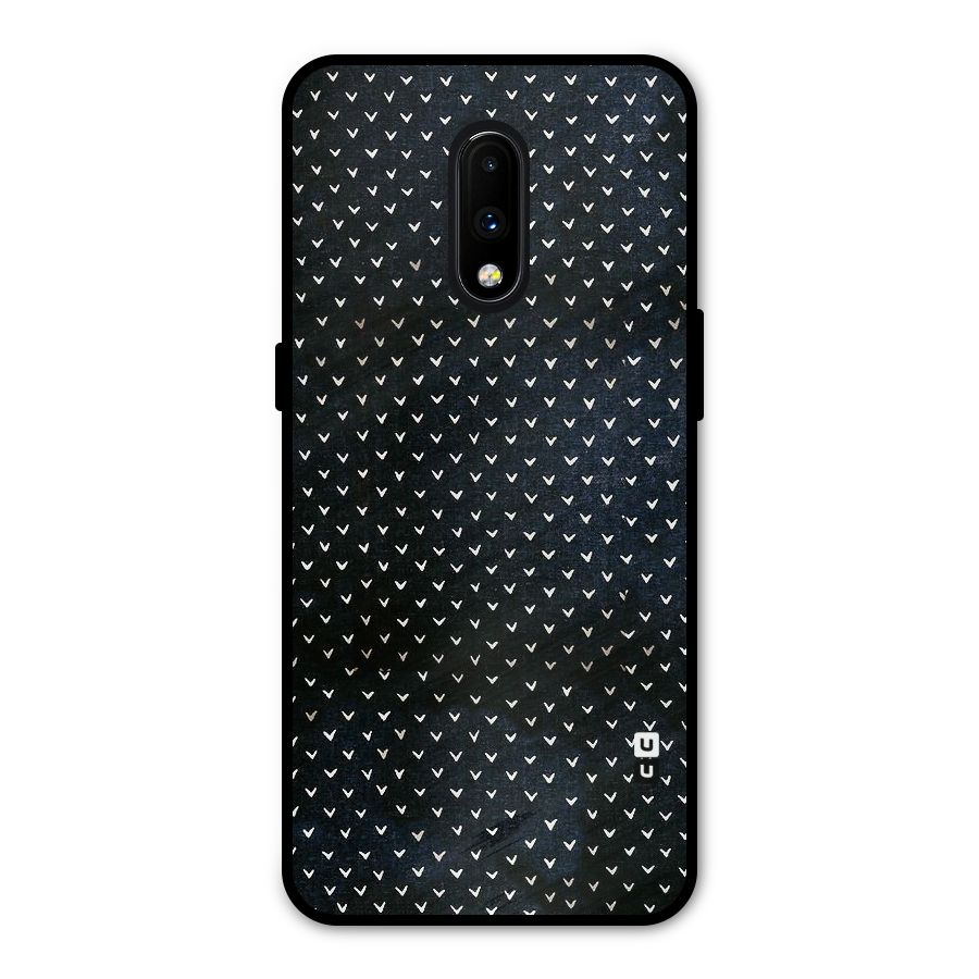 Tiny White Hearts Metal Back Case for OnePlus 7