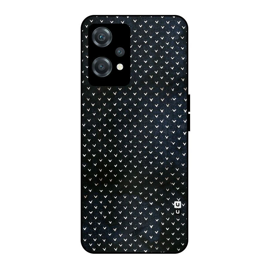 Tiny White Hearts Metal Back Case for OnePlus Nord CE 2 Lite 5G