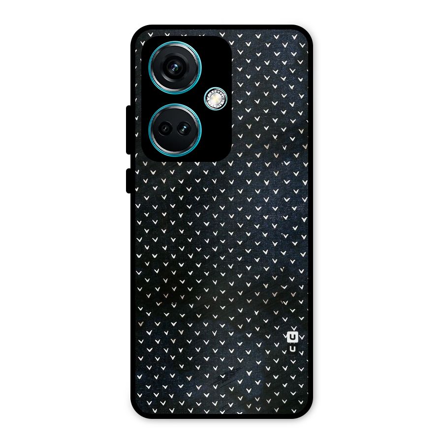 Tiny White Hearts Metal Back Case for OnePlus Nord CE 3 5G