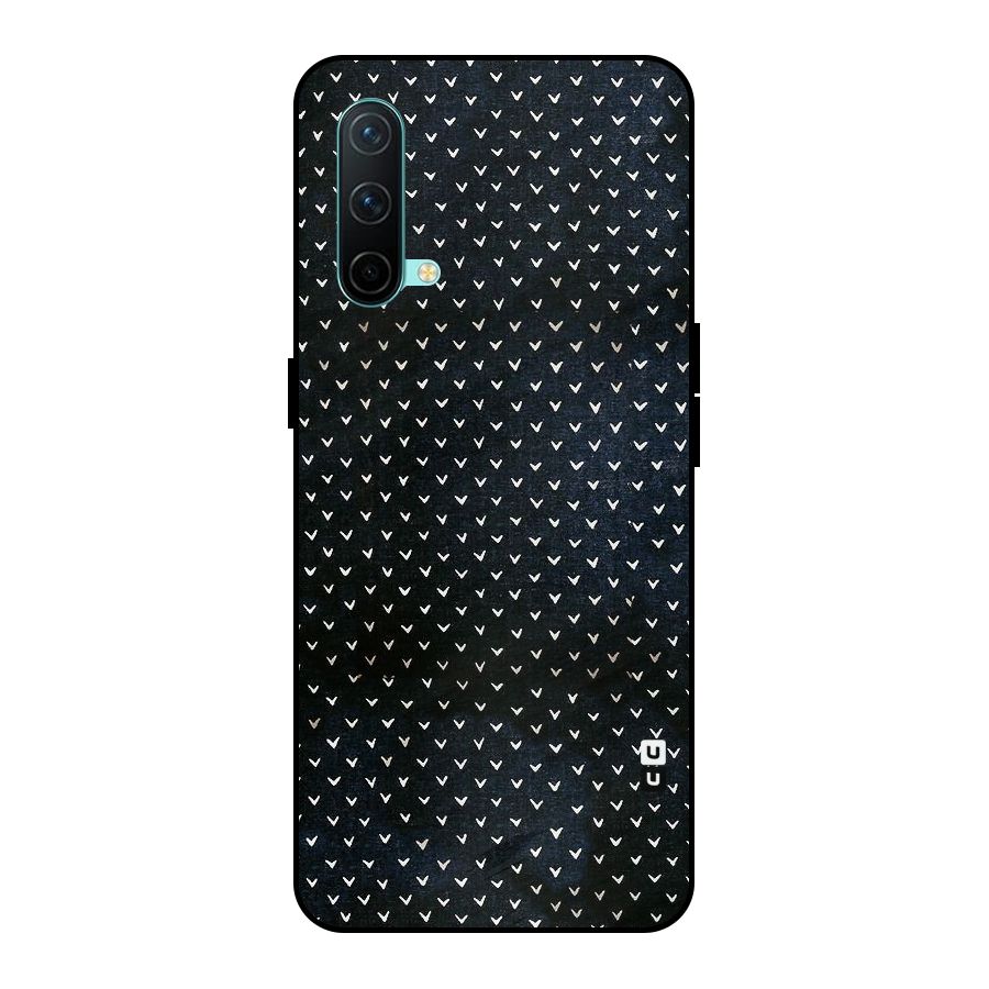 Tiny White Hearts Metal Back Case for OnePlus Nord CE 5G