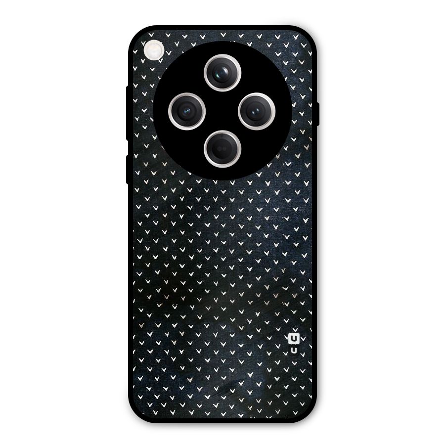 Tiny White Hearts Metal Back Case for Oppo Find X8