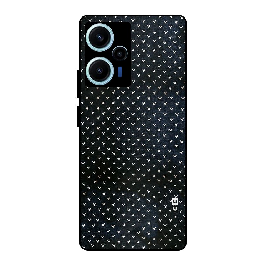 Tiny White Hearts Metal Back Case for Poco F5