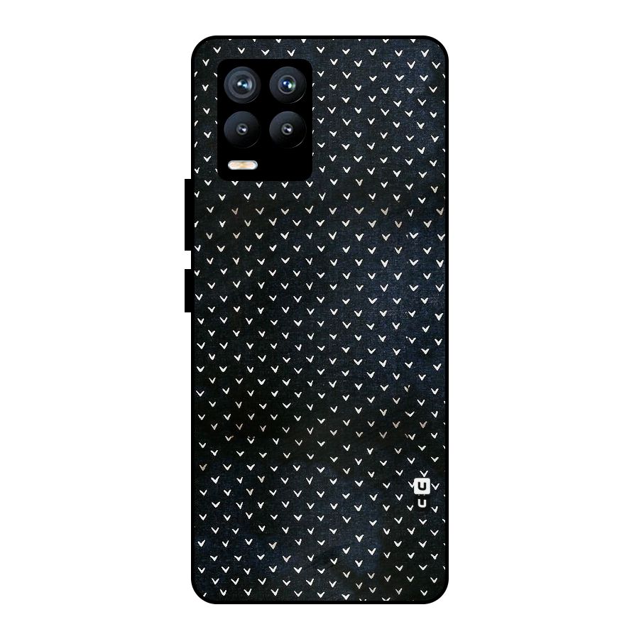 Tiny White Hearts Metal Back Case for Realme 8 Pro