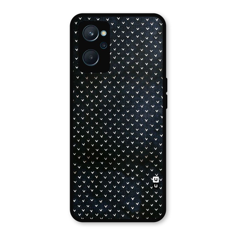 Tiny White Hearts Metal Back Case for Realme 9i