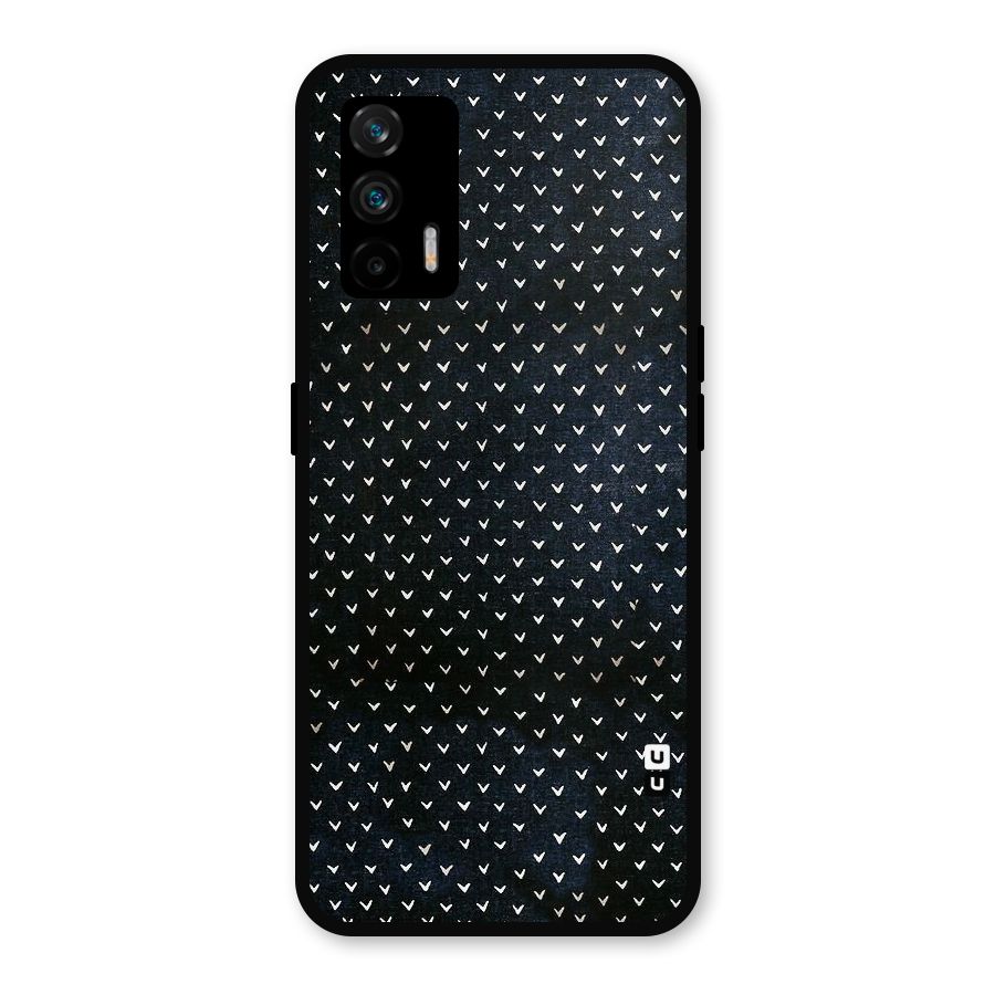 Tiny White Hearts Metal Back Case for Realme GT 5G