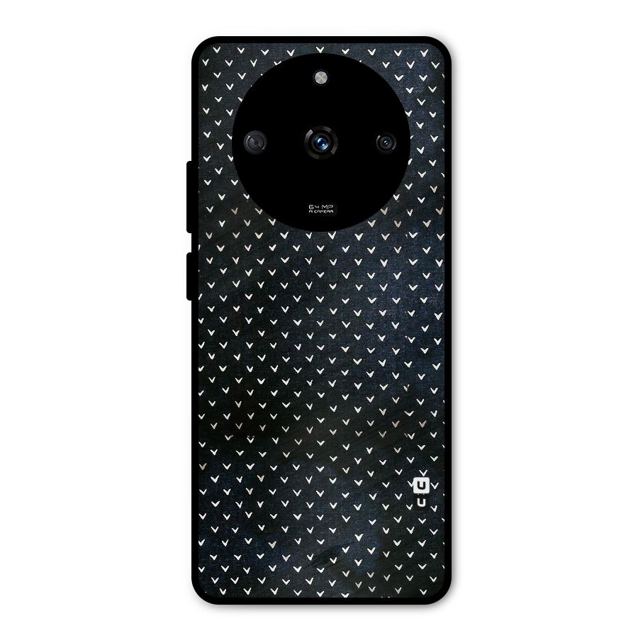 Tiny White Hearts Metal Back Case for Realme Narzo 60 5G