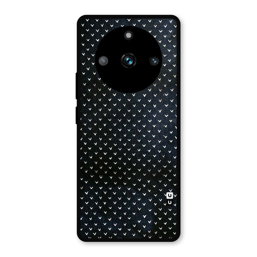 Tiny White Hearts Metal Back Case for Realme Narzo 60 Pro