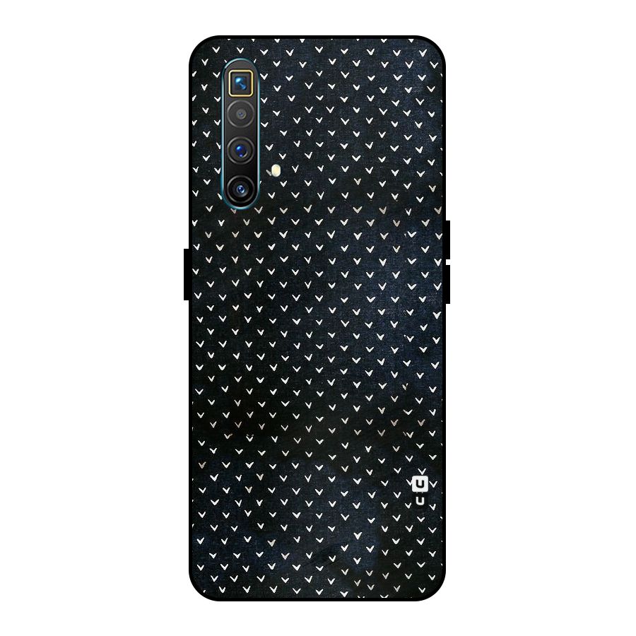 Tiny White Hearts Metal Back Case for Realme X3 SuperZoom