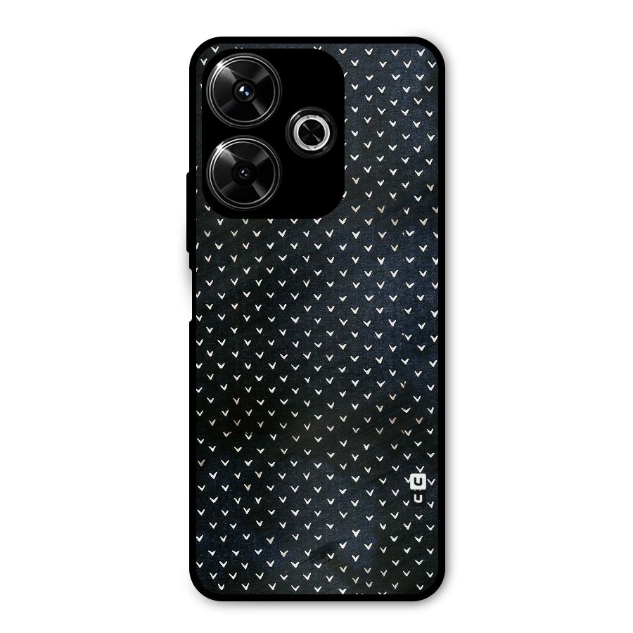 Tiny White Hearts Metal Back Case for Redmi 13 5G