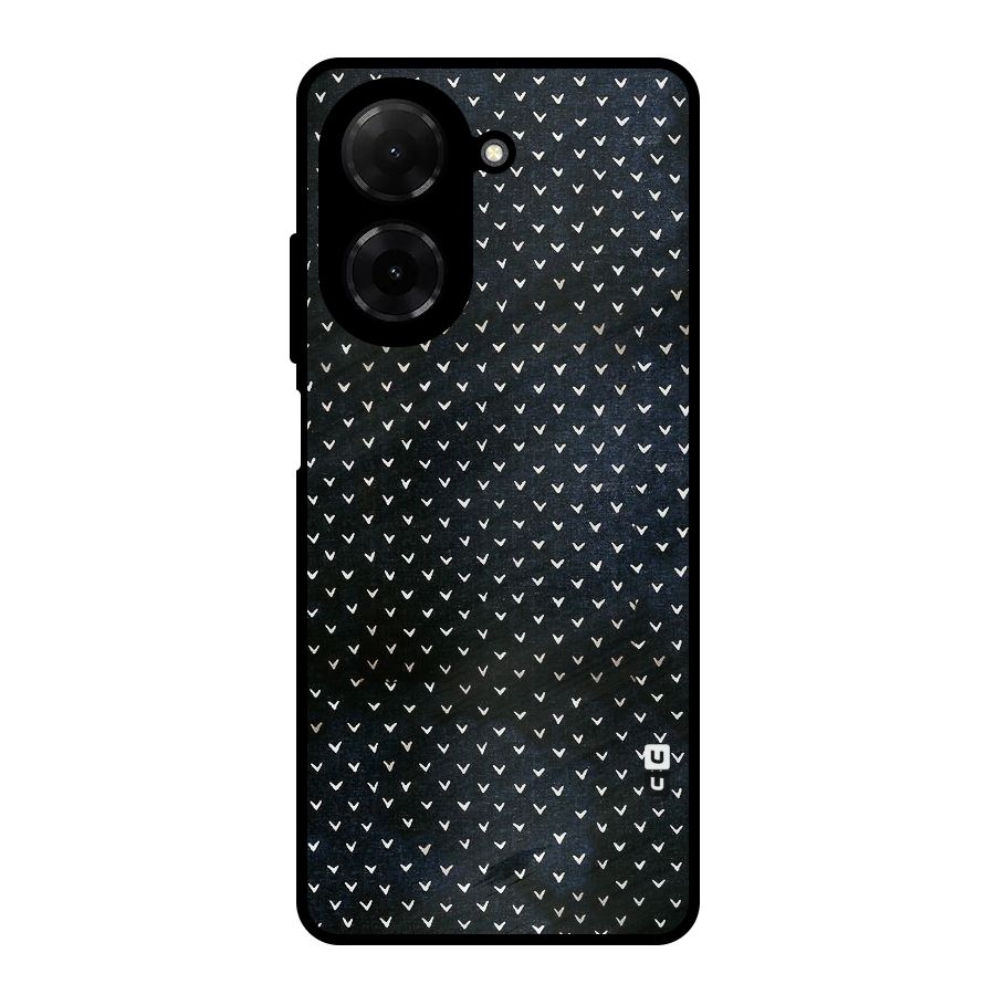 Tiny White Hearts Metal Back Case for Redmi A5 4G