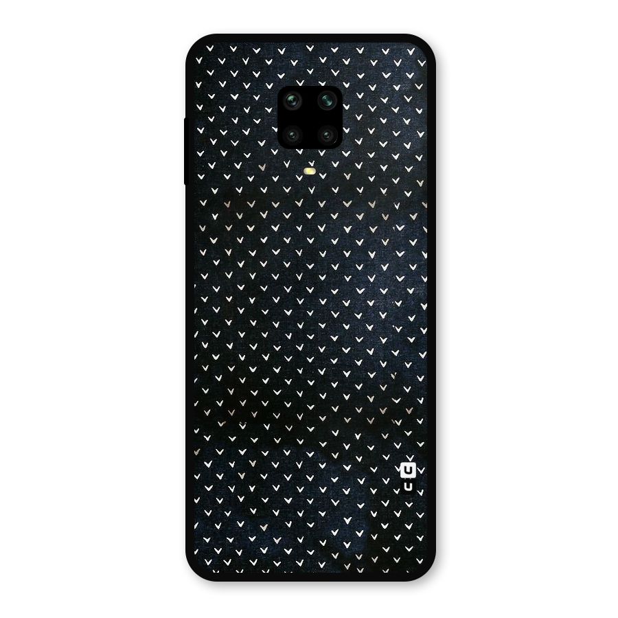 Tiny White Hearts Metal Back Case for Redmi Note 10 Lite
