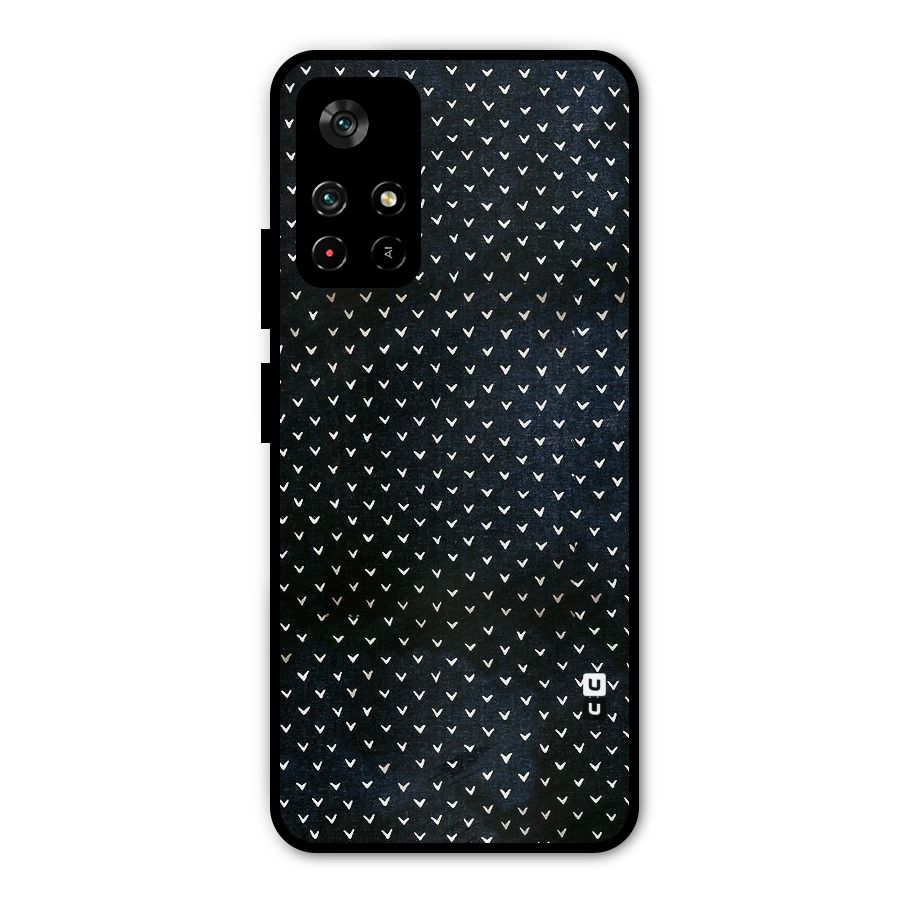 Tiny White Hearts Metal Back Case for Redmi Note 11T 5G