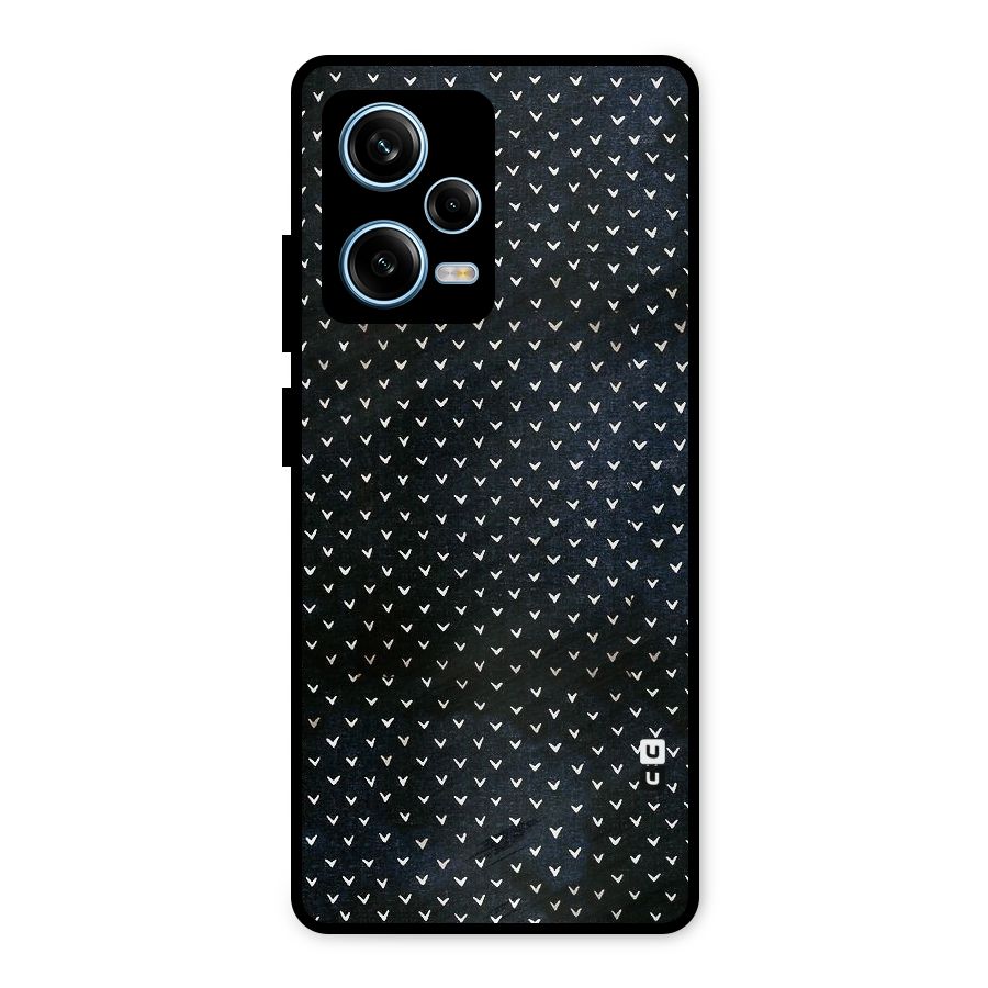 Tiny White Hearts Metal Back Case for Redmi Note 12 Pro