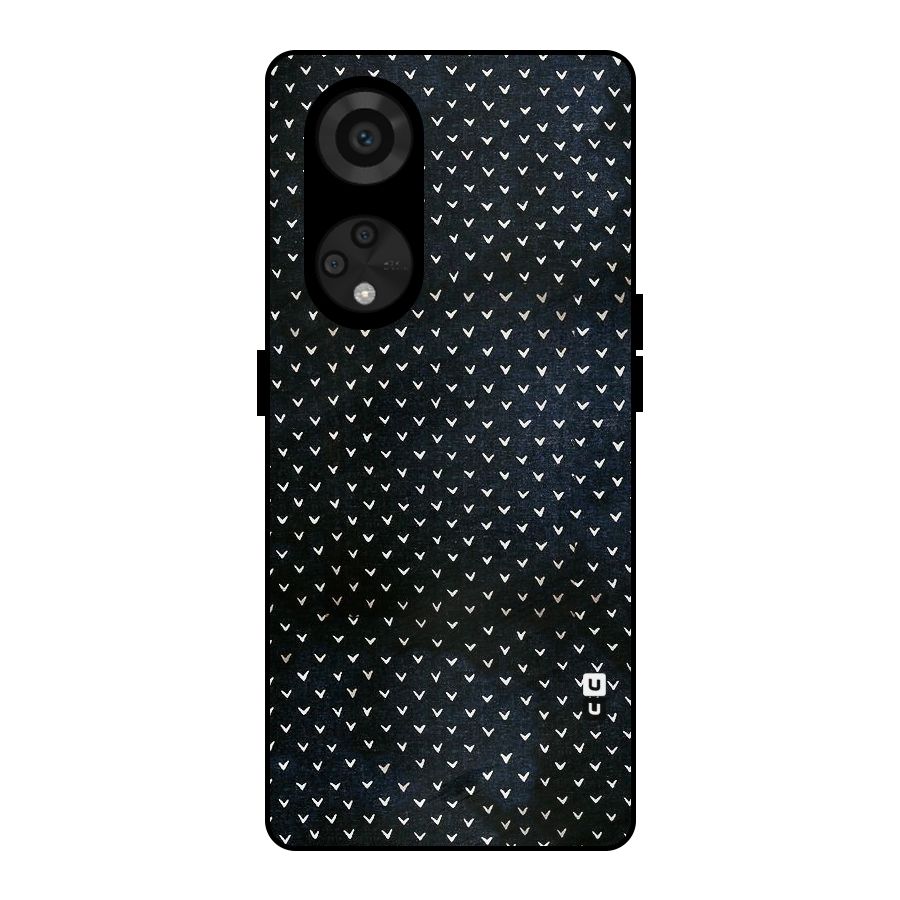 Tiny White Hearts Metal Back Case for Reno8 T 5G