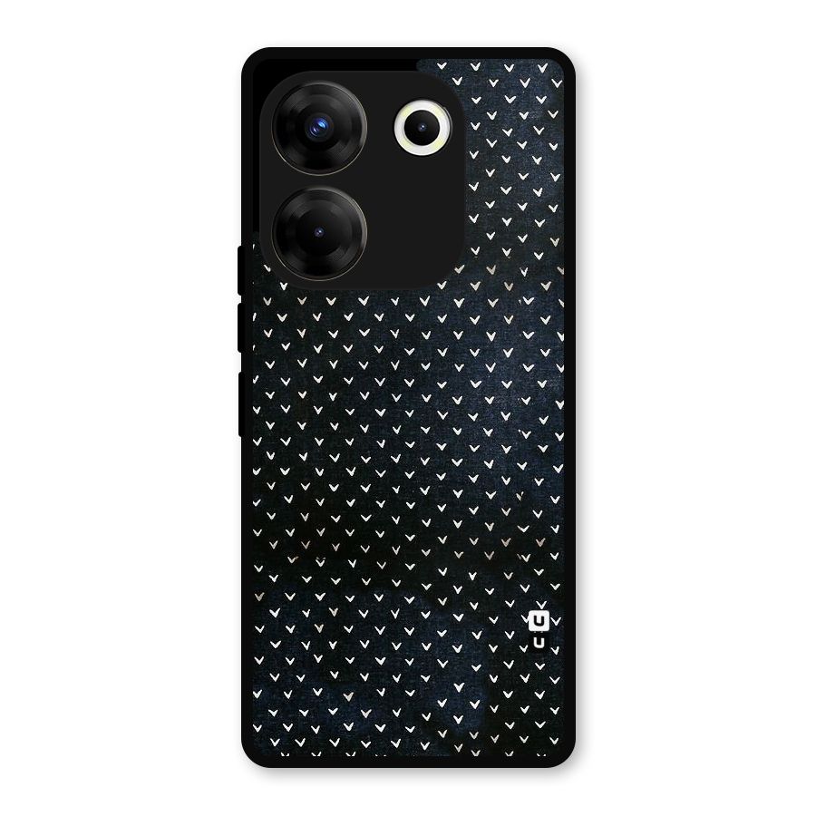 Tiny White Hearts Metal Back Case for Tecno Camon 20 Pro
