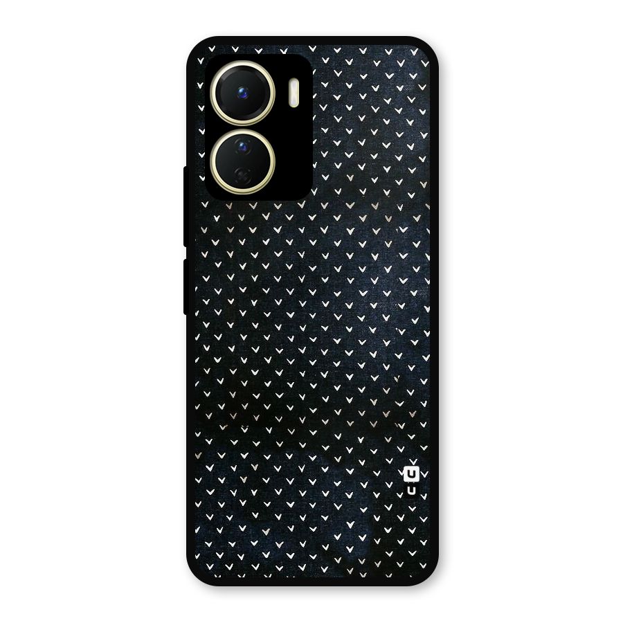 Tiny White Hearts Metal Back Case for Vivo T2x
