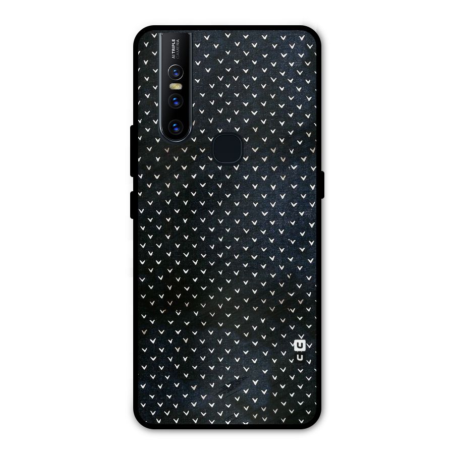 Tiny White Hearts Metal Back Case for Vivo V15