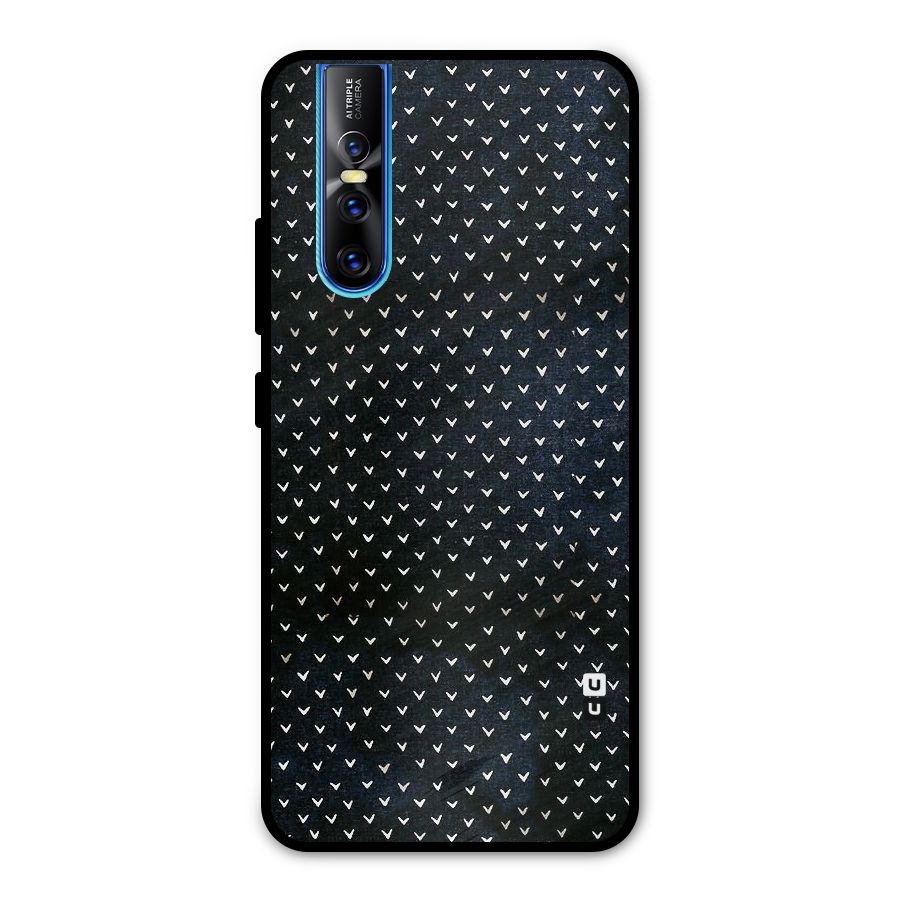 Tiny White Hearts Metal Back Case for Vivo V15 Pro