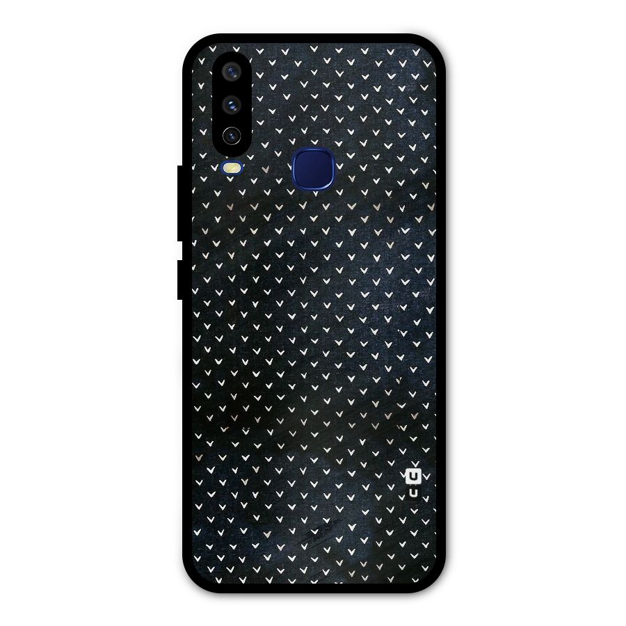 Tiny White Hearts Metal Back Case for Vivo V17