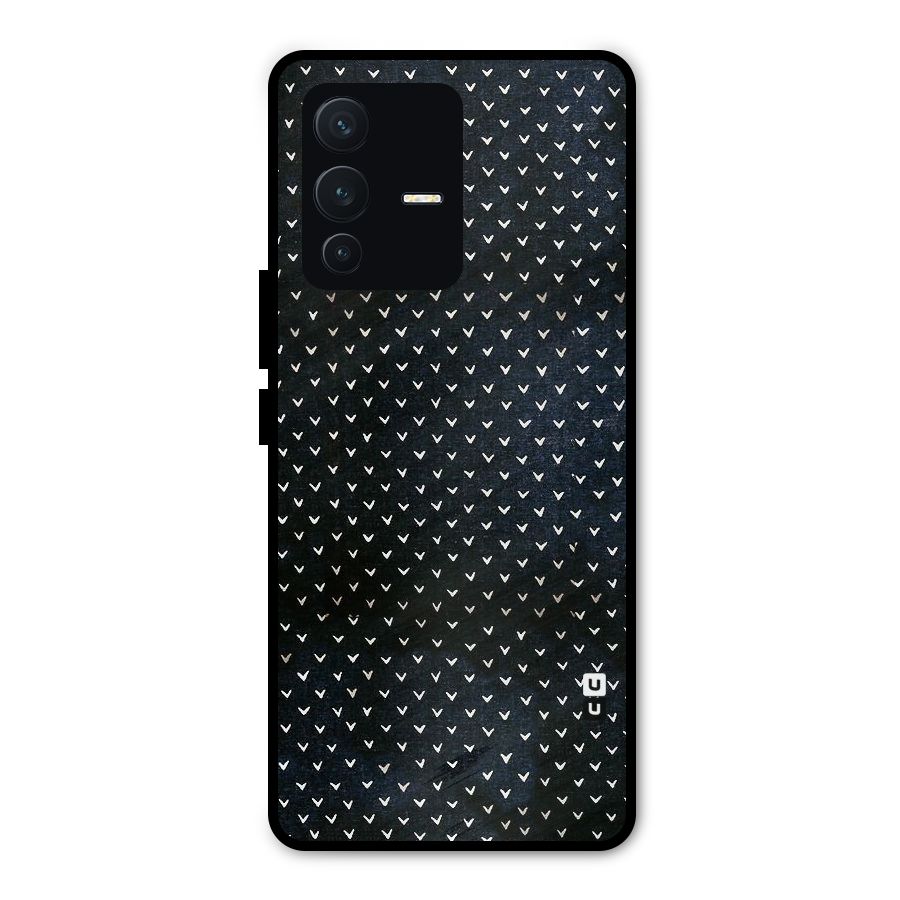 Tiny White Hearts Metal Back Case for Vivo V23 Pro