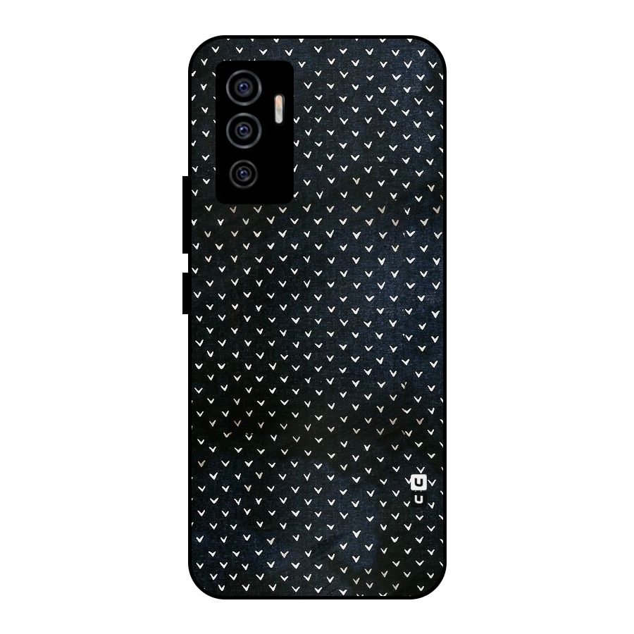Tiny White Hearts Metal Back Case for Vivo V23e
