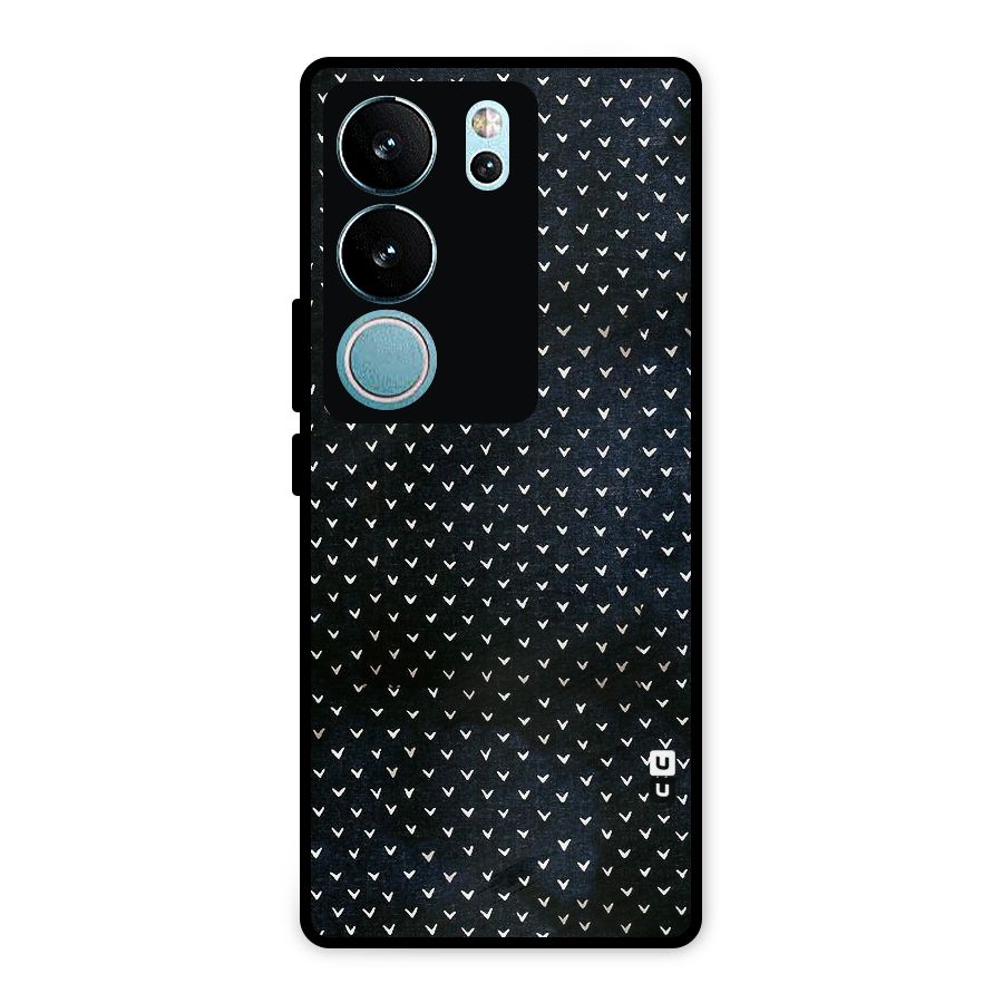 Tiny White Hearts Metal Back Case for Vivo V29