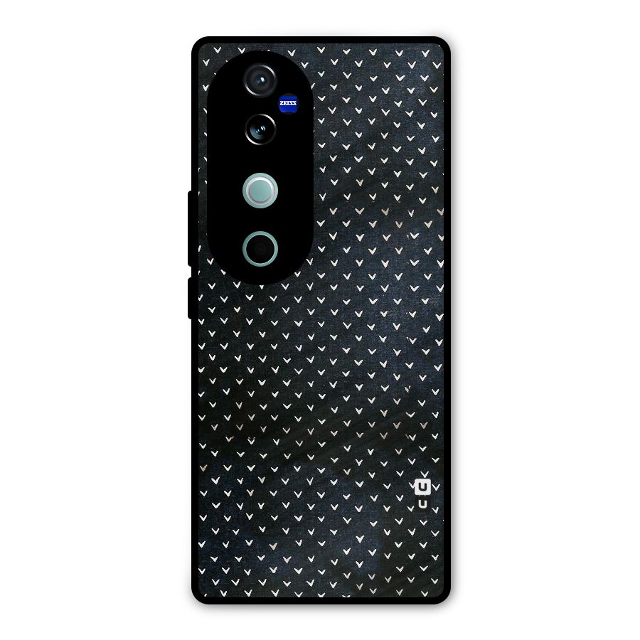 Tiny White Hearts Metal Back Case for Vivo V40 Pro