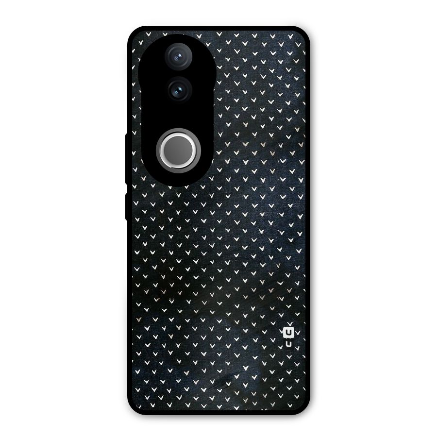 Tiny White Hearts Metal Back Case for Vivo V50e