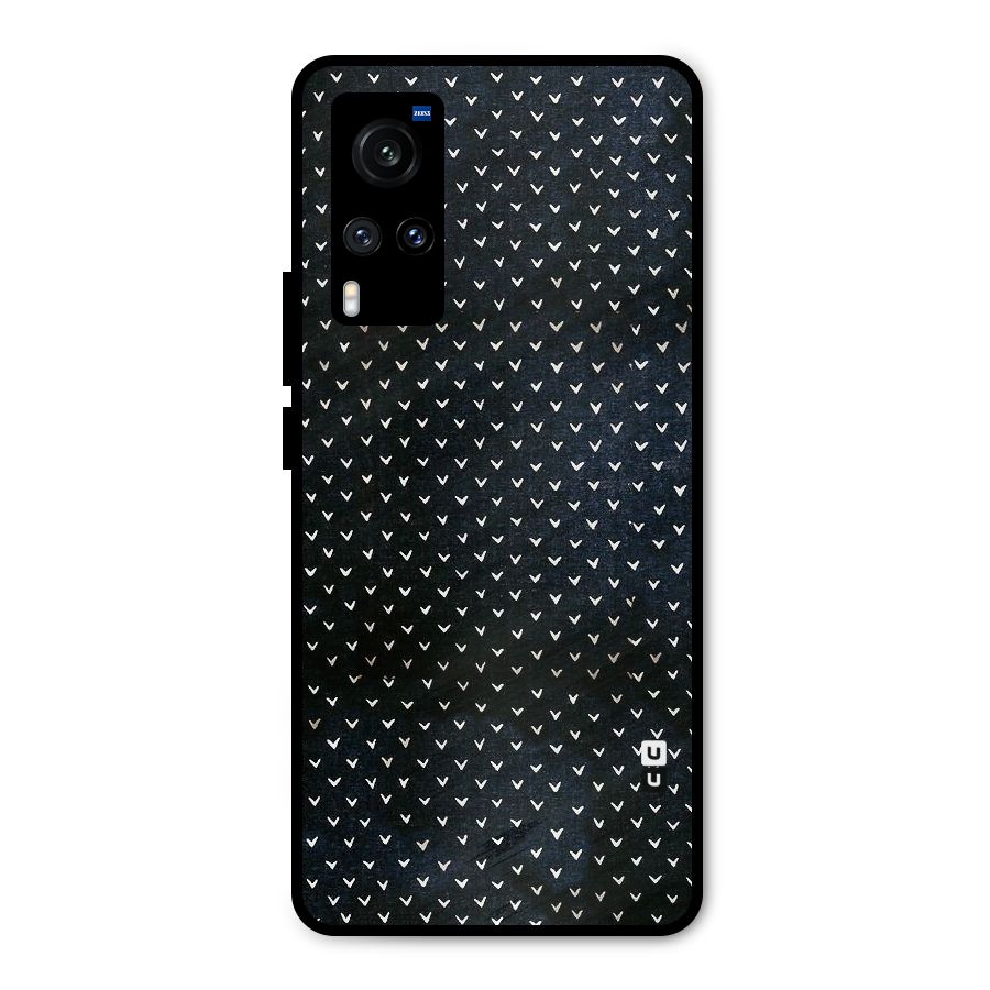 Tiny White Hearts Metal Back Case for Vivo X60