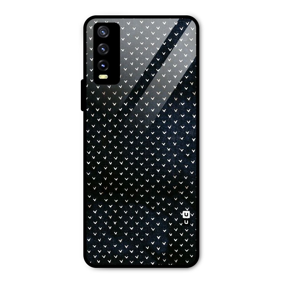 Tiny White Hearts Metal Back Case for Vivo Y20