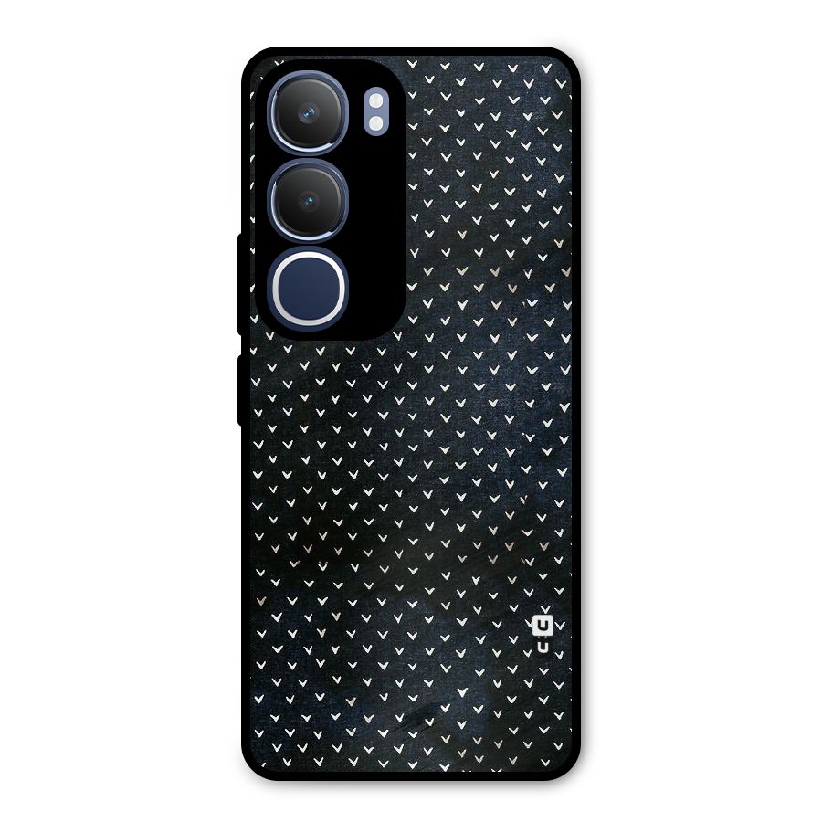 Tiny White Hearts Metal Back Case for Vivo Y29