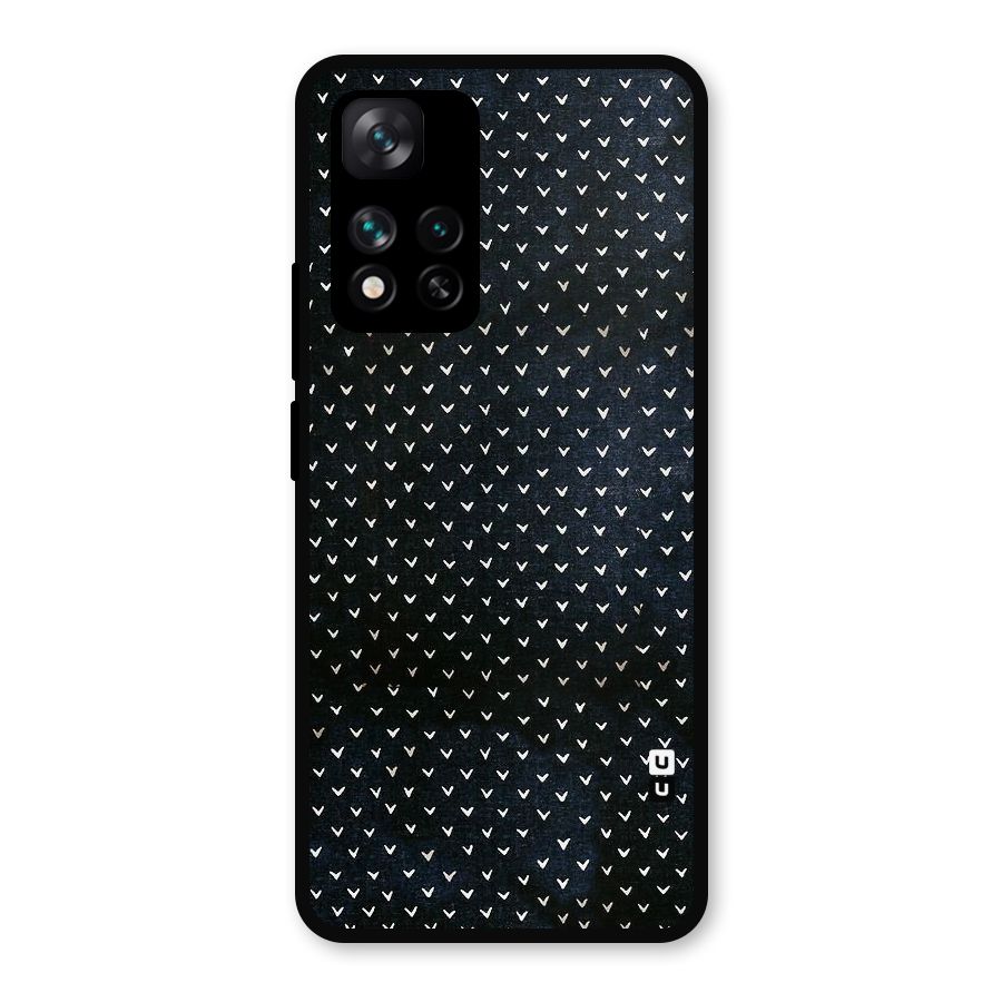 Tiny White Hearts Metal Back Case for Xiaomi 11i 5G