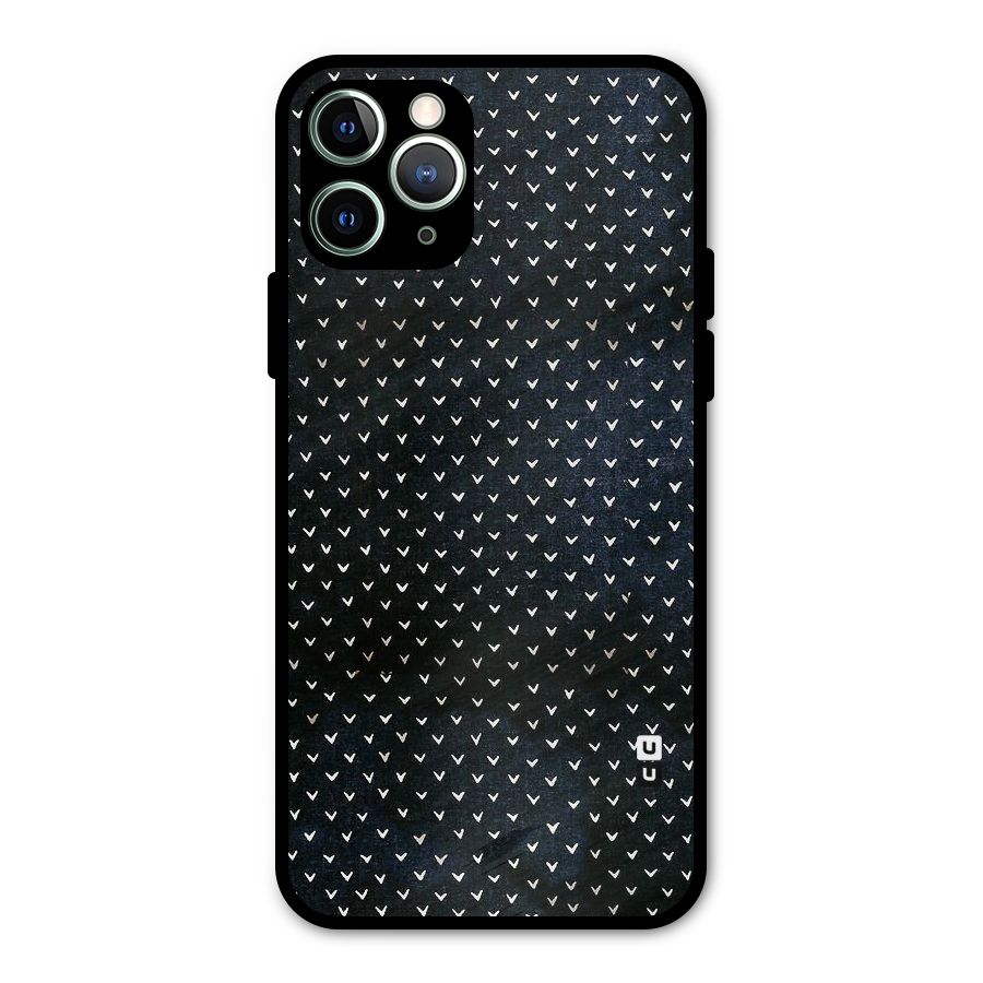 Tiny White Hearts Metal Back Case for iPhone 11 Pro Max