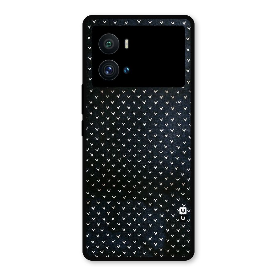 Tiny White Hearts Metal Back Case for iQOO 9 Pro