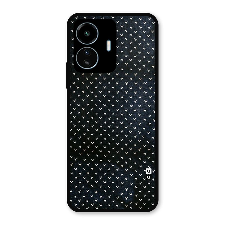Tiny White Hearts Metal Back Case for vivo iQOO Z6 Lite 5G