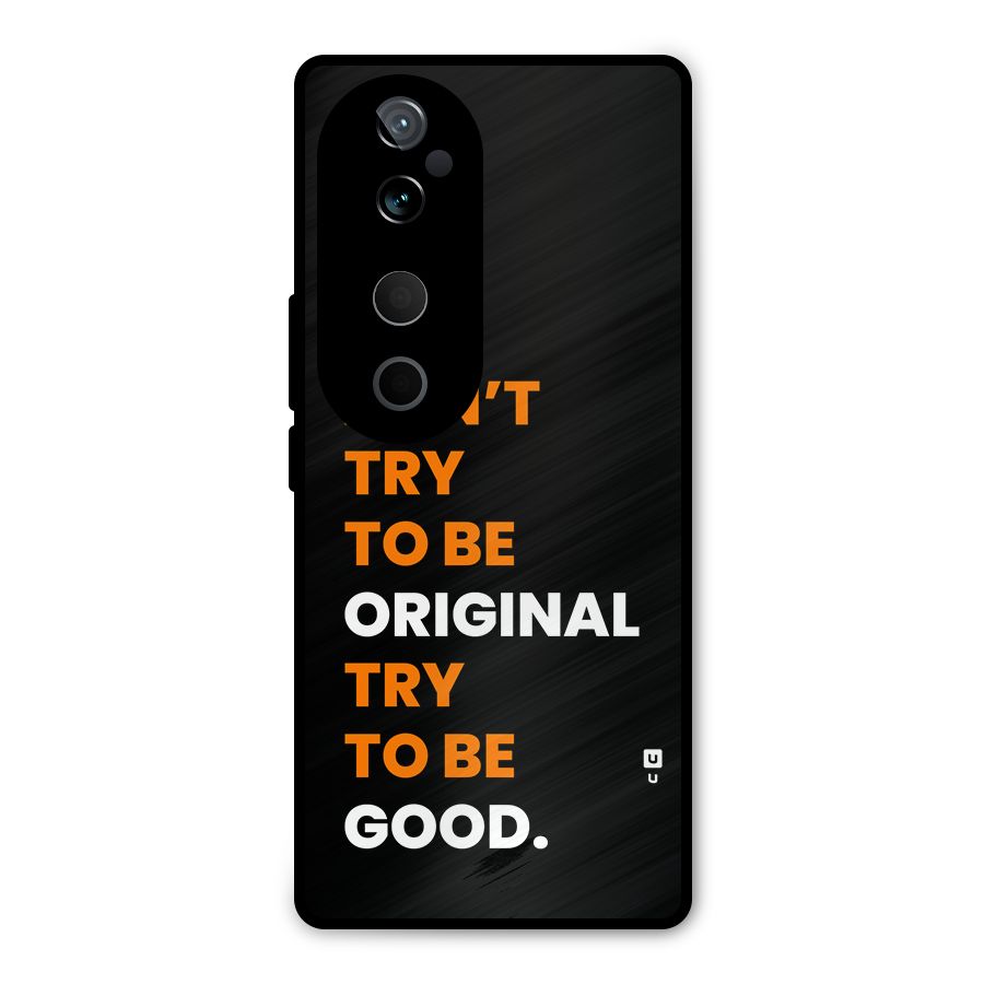 To Be Good Metal Back Case for Vivo T3 Ultra