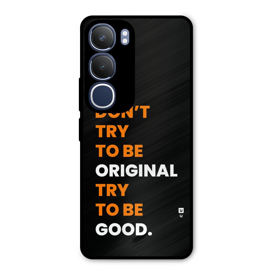 To Be Good Metal Back Case for Vivo Y29