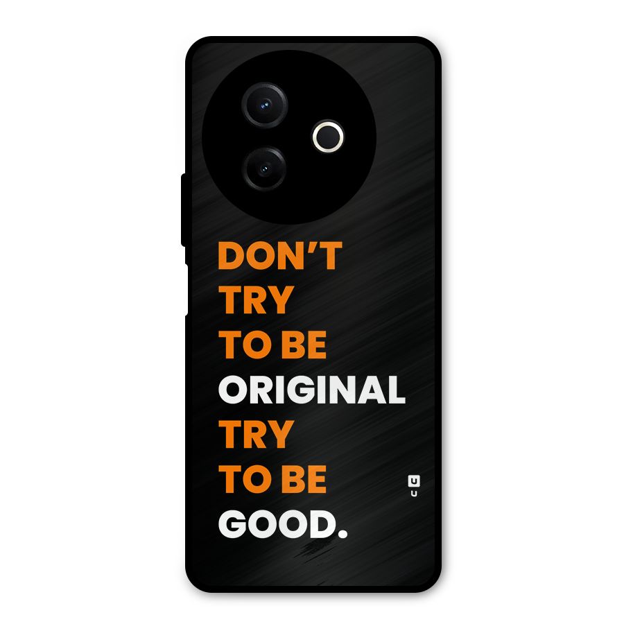 To Be Good Metal Back Case for Vivo Y39