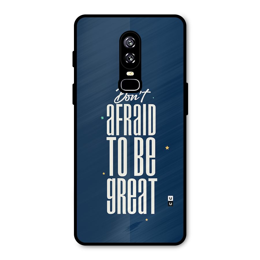 To Be Great Metal Back Case for OnePlus 6