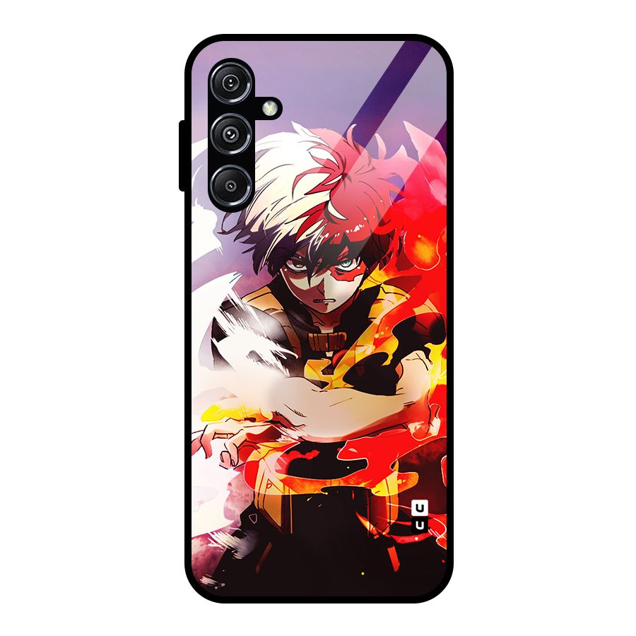 Todoroki Colors Glass Back Case for Galaxy M34 5G