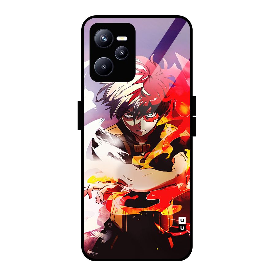 Todoroki Colors Glass Back Case for Realme C35