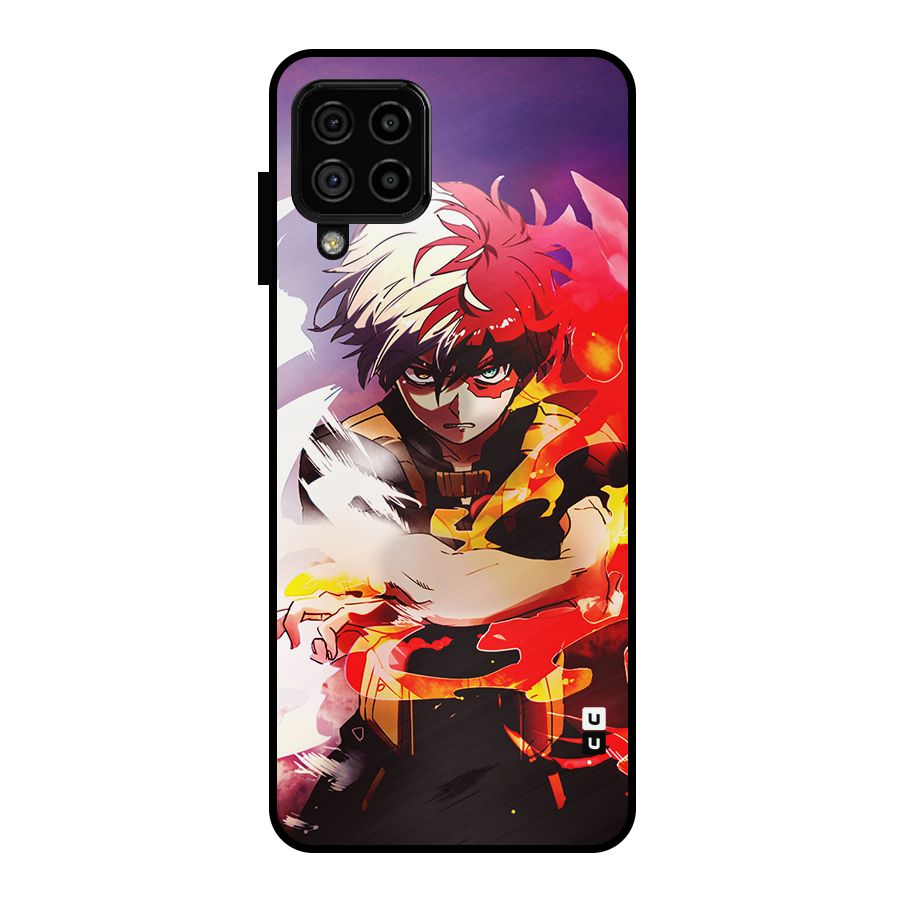 Todoroki Colors Metal Back Case for Galaxy A22 4G