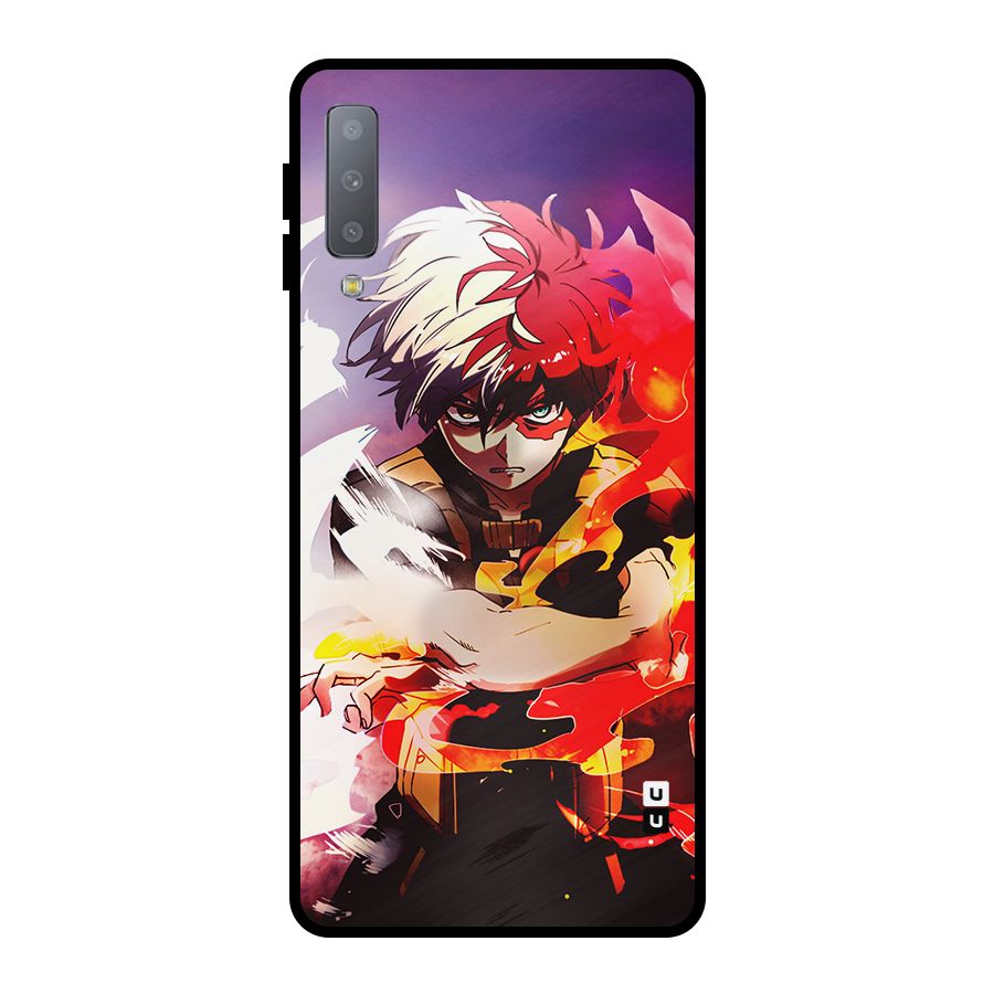 Todoroki Colors Metal Back Case for Galaxy A7 (2018)