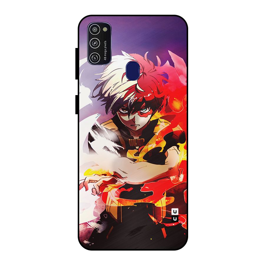 Todoroki Colors Metal Back Case for Galaxy M21