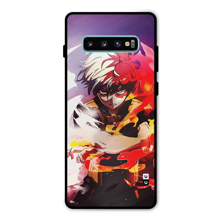 Todoroki Colors Metal Back Case for Galaxy S10 Plus