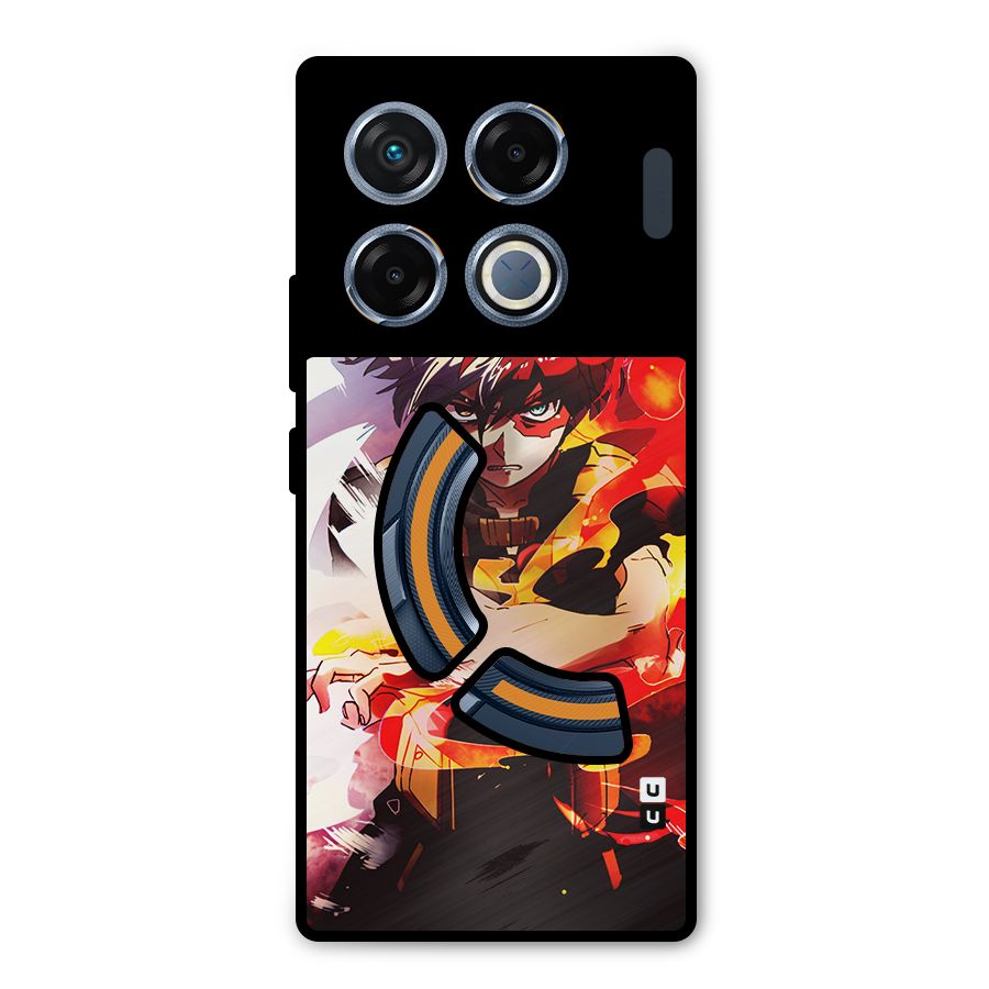 Todoroki Colors Metal Back Case for Infinix GT 20 Pro