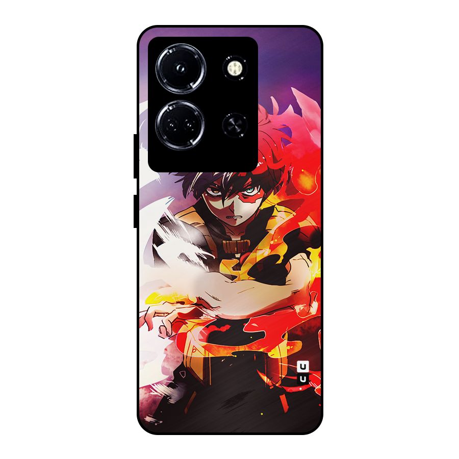 Todoroki Colors Metal Back Case for Infinix Note 30 5G