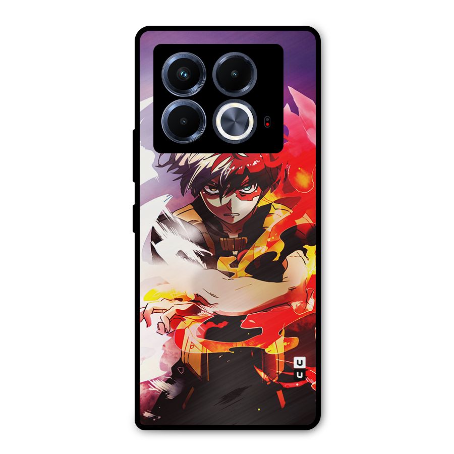Todoroki Colors Metal Back Case for Infinix Note 40 5G