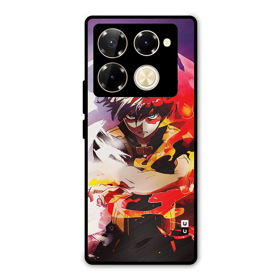 Todoroki Colors Metal Back Case for Infinix Note 40 Pro