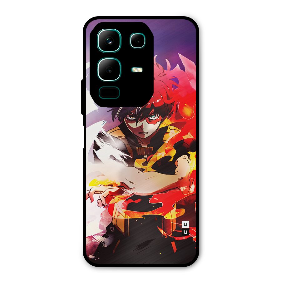Todoroki Colors Metal Back Case for Infinix Note 50x